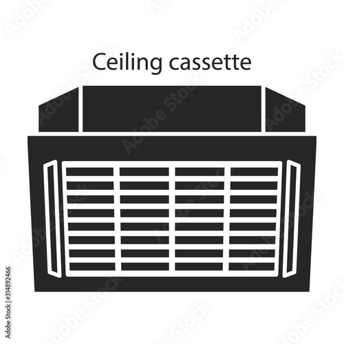 Fan vector icon.Black vector icon isolated on white background fan.