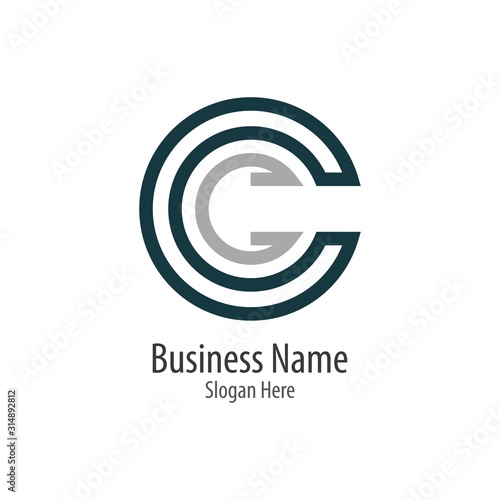 Letter c logo icon  illustration design