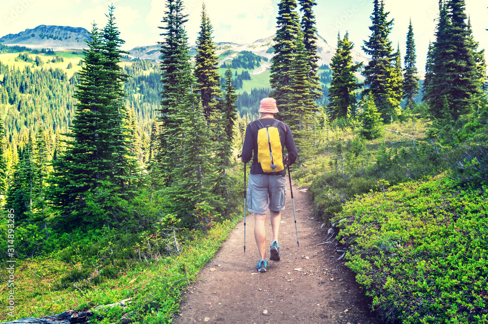 Obraz premium Hike in mountains