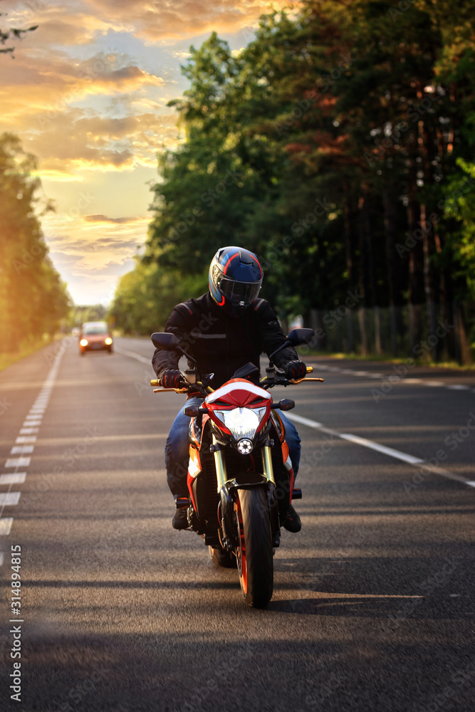 motorcycle trip on a beautiful summer day motorcycle trip on a beautiful summer day