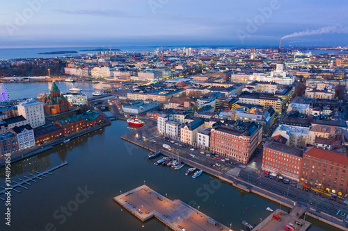 Aerial view of Uspenski Cathedral, Helsinki Finland. Tours in Helsinki. The European Union