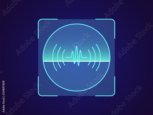 Speech recognition. Biometric scanning system for human voice, Speech ID technology