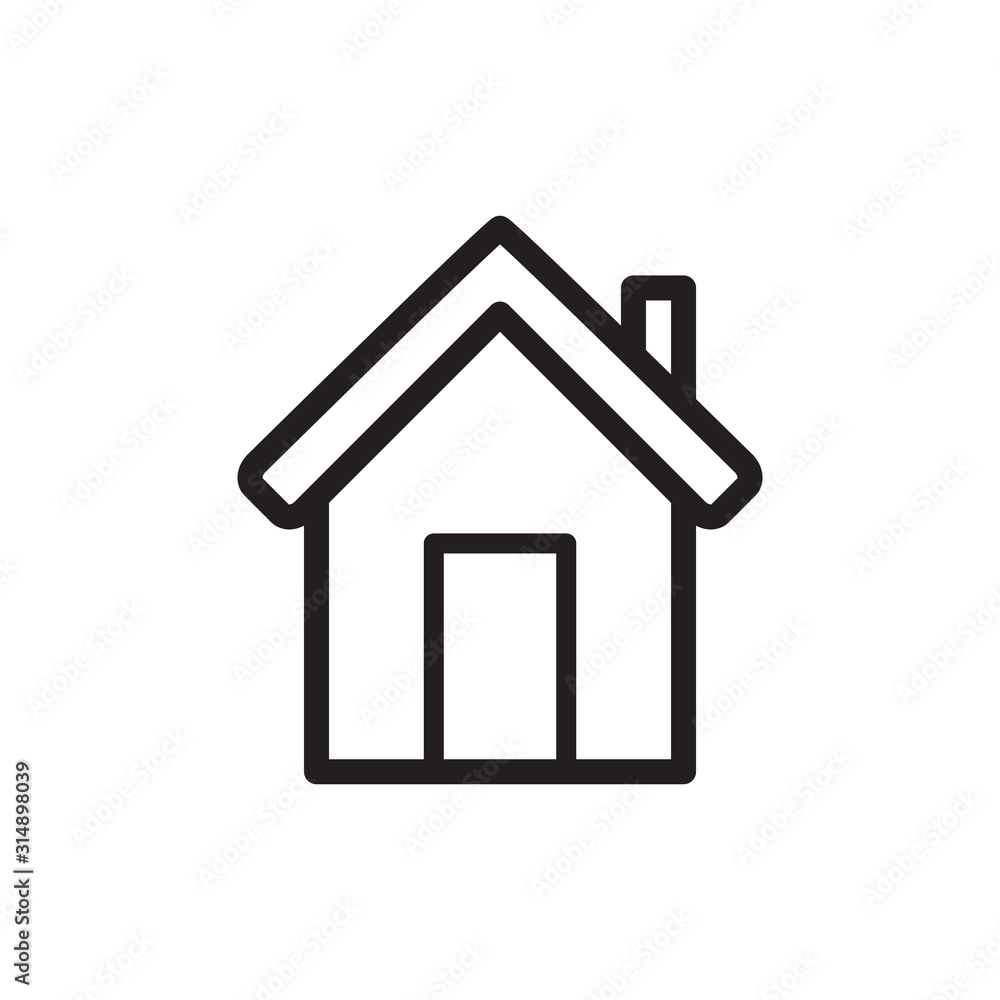 House icon vector design template House icon vector design template