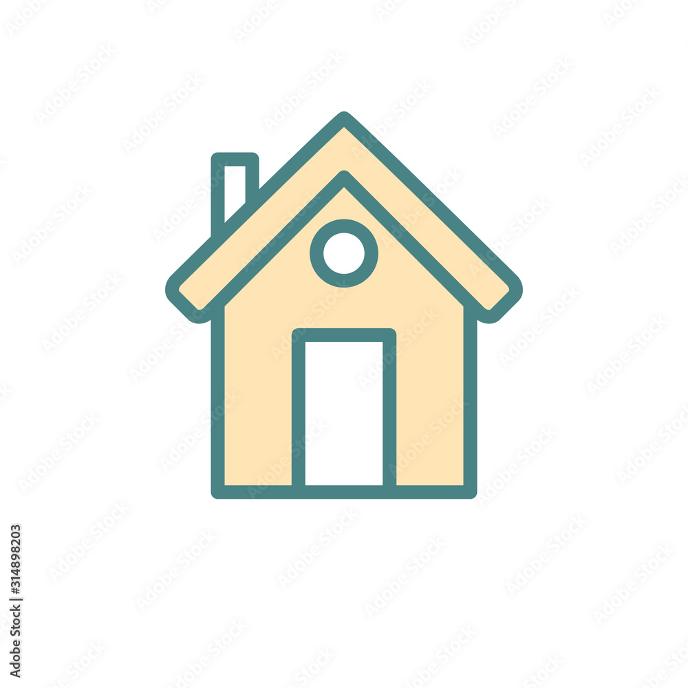 House icon vector design template House icon vector design template