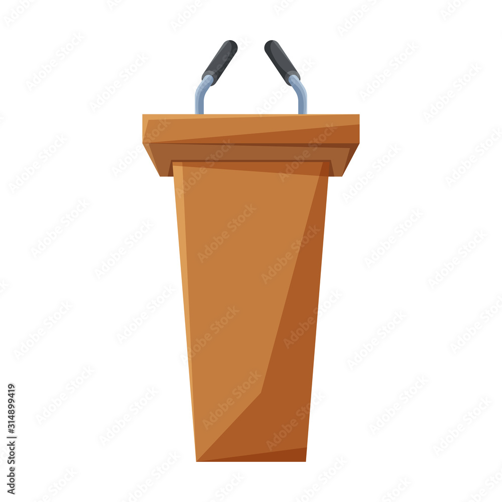 Tribune vector icon.Cartoon vector icon isolated on white background tribune . Tribune vector icon.Cartoon vector icon isolated on white background tribune .