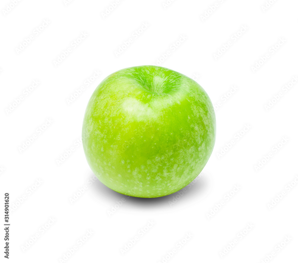 fresh green apple isolated on white background. Apples with clipping path. fresh green apple isolated on white background. Apples with clipping path.
