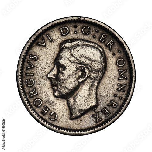 english six pence coin