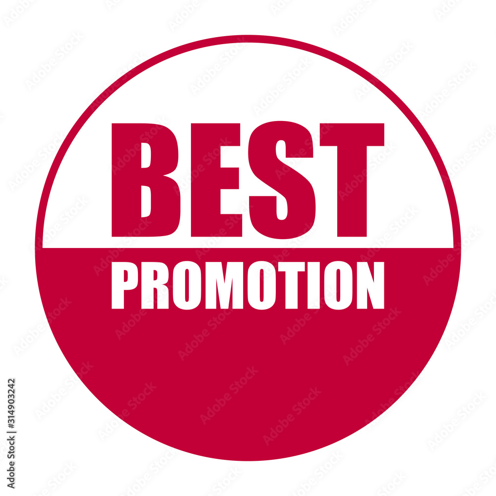 red vector banner best promotion