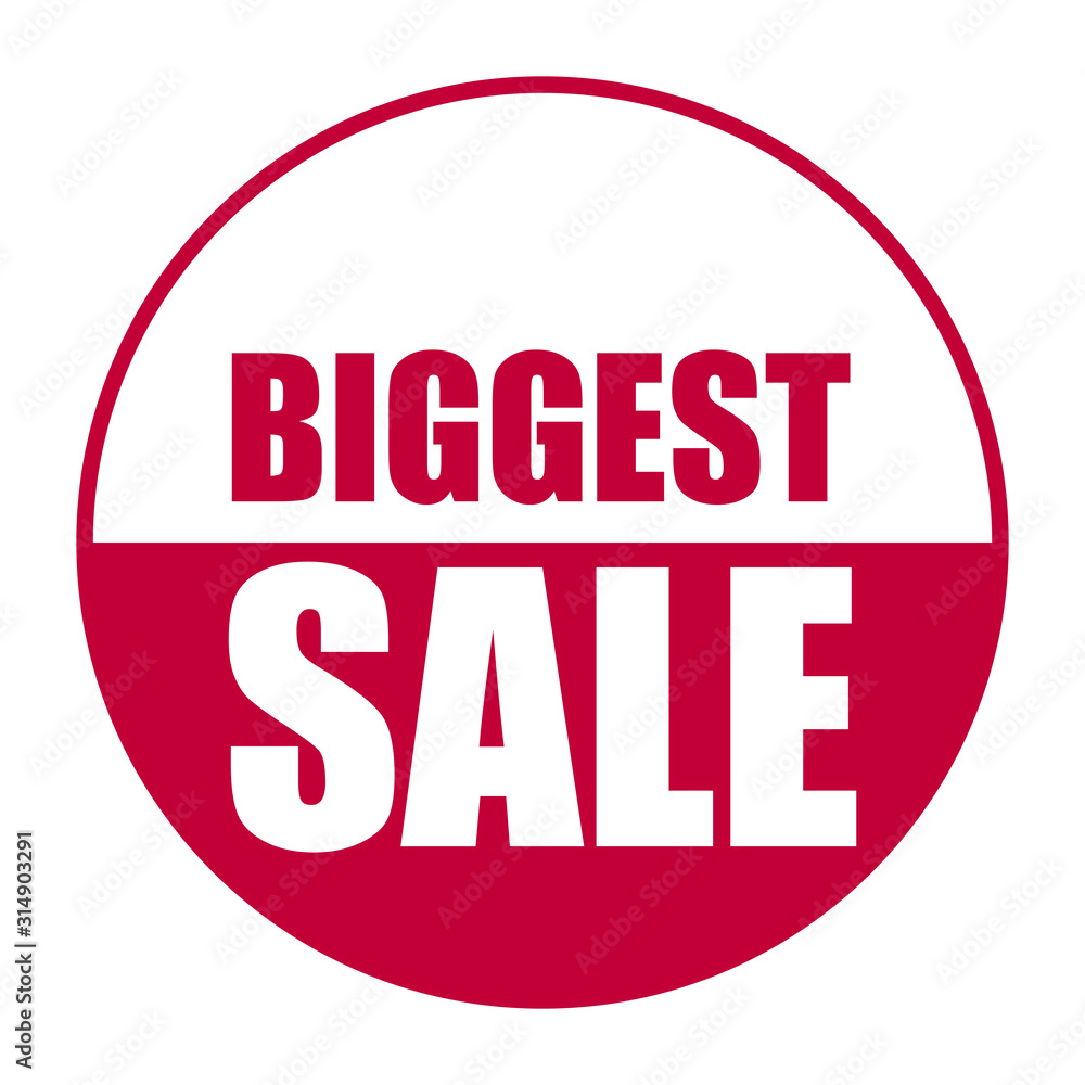 red vector banner biggest sale red vector banner biggest sale