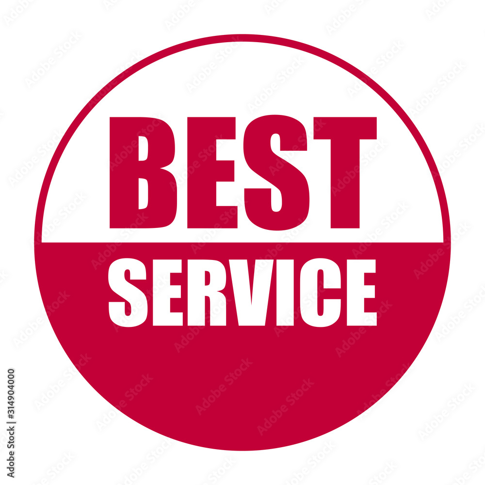 red vector banner best service red vector banner best service