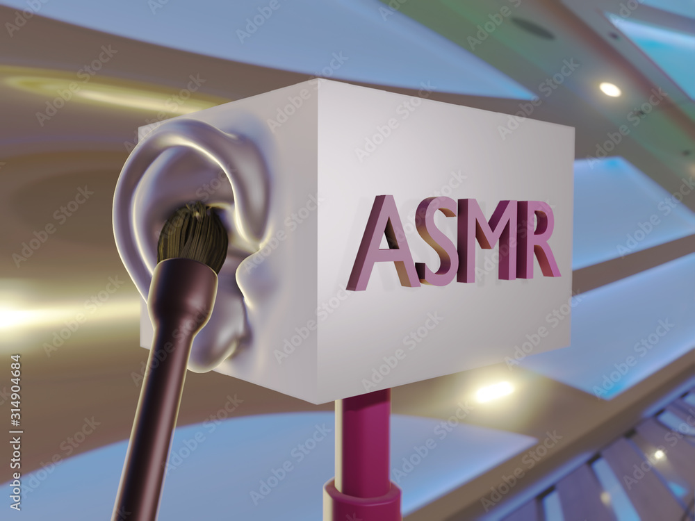 Microphone for asmr (autonomous sensory meridian response). 3d ...
