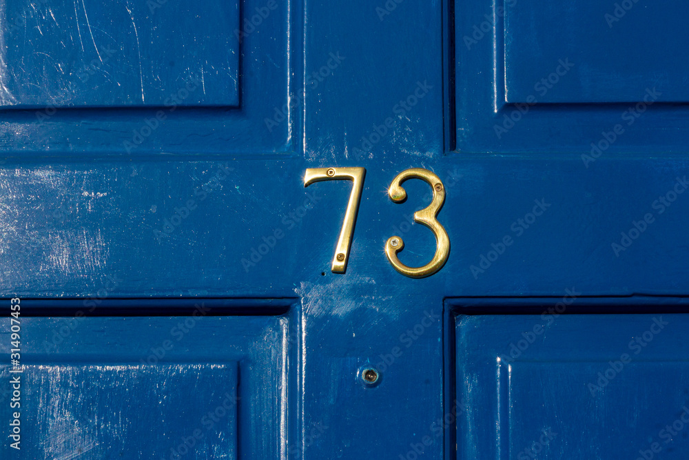 House number 73 House number 73