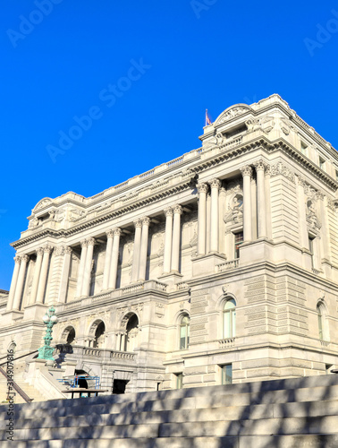 The United States Library of Congress Building in Washington, DC.