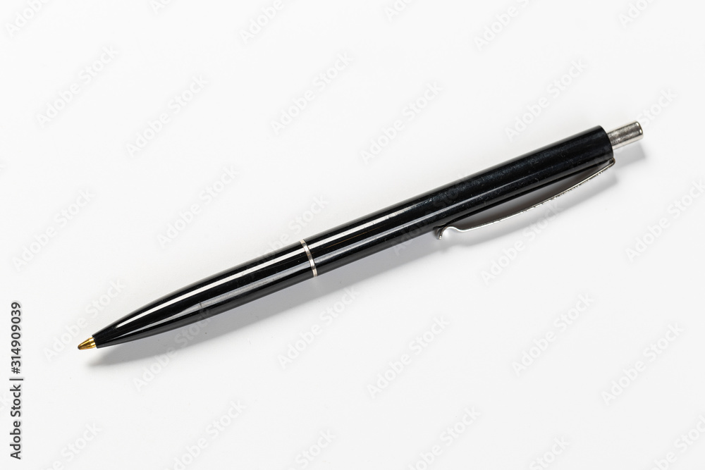 Handheld Writing Tools Pen for Business Office and School Education Supplies in White Isolated Background Handheld Writing Tools Pen for Business Office and School Education Supplies in White Isolated Background