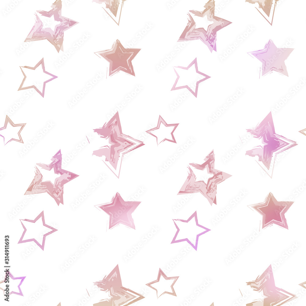 Stars hand drawn illustration. Seamless abstract surface pattern design Stars hand drawn illustration. Seamless abstract surface pattern design