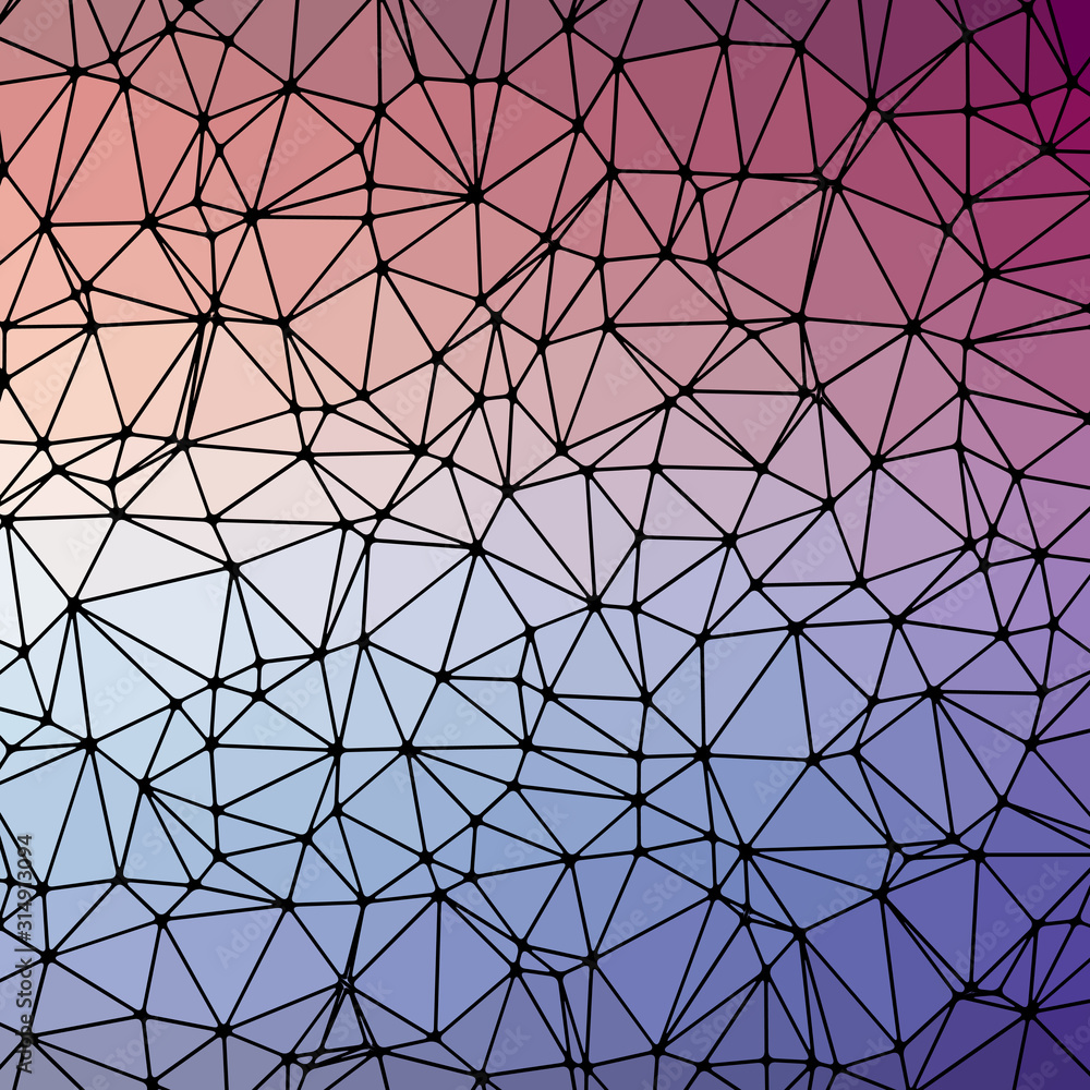 Abstract Low Polygon gradient Generative Art background illustration Abstract Low Polygon gradient Generative Art background illustration
