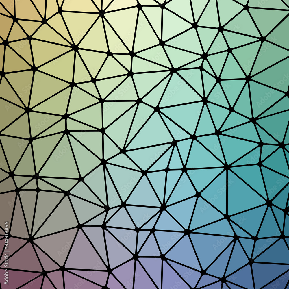 Abstract Low Polygon gradient Generative Art background illustration Abstract Low Polygon gradient Generative Art background illustration