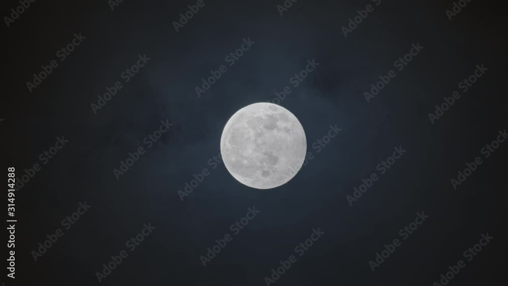 Full moon against cloudy night sky Full moon against cloudy night sky
