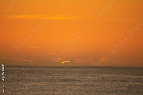 Coucher de soleil sur l'océan atlantique © JC DRAPIER