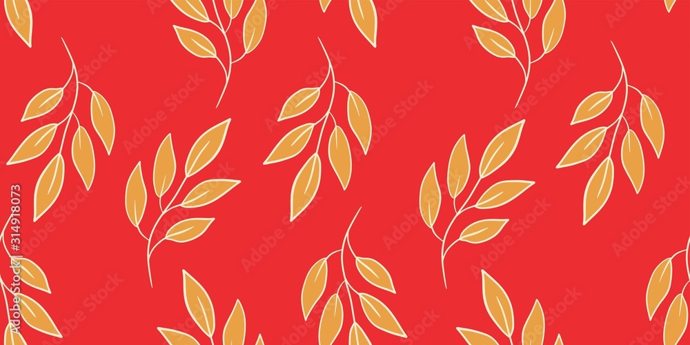 mod fun leaves seamless vector pattern mod fun leaves seamless vector pattern