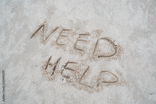 Need help sign drawn on beach sand.