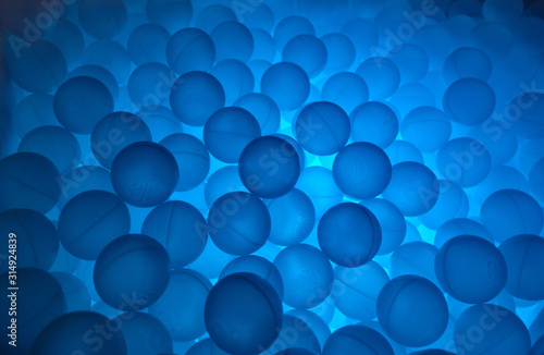 Snoezelen -  blue illuminated ball pool