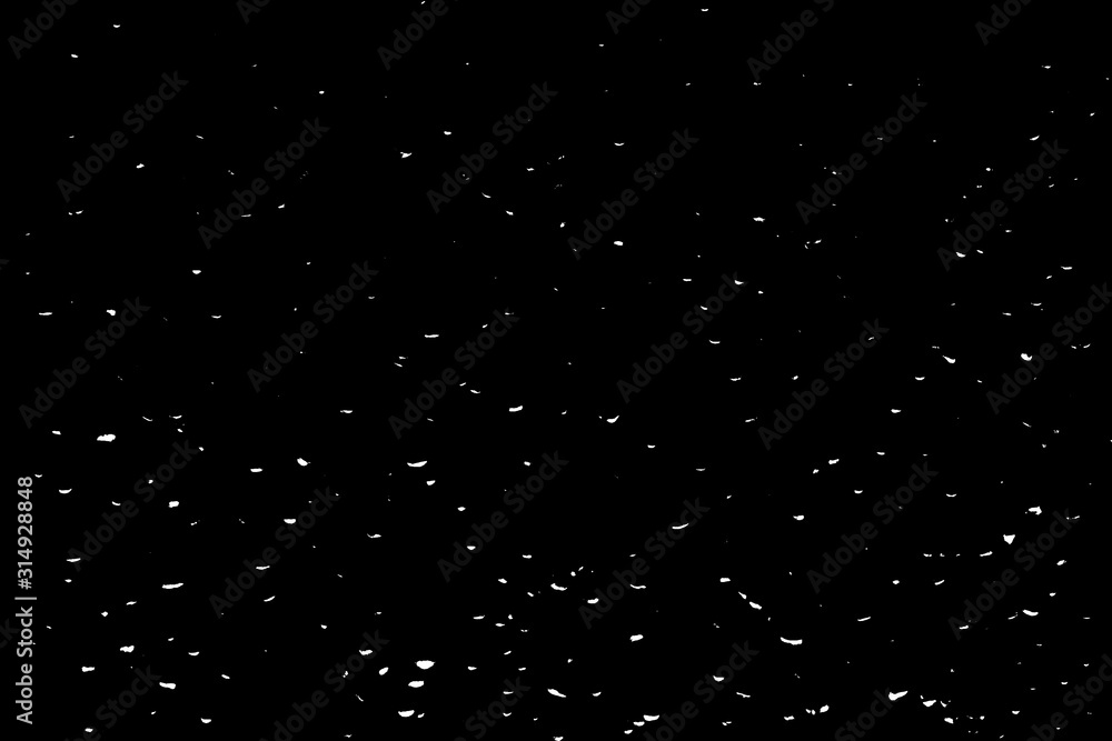 Galaxy, snow on a black background or the universe, starry sky