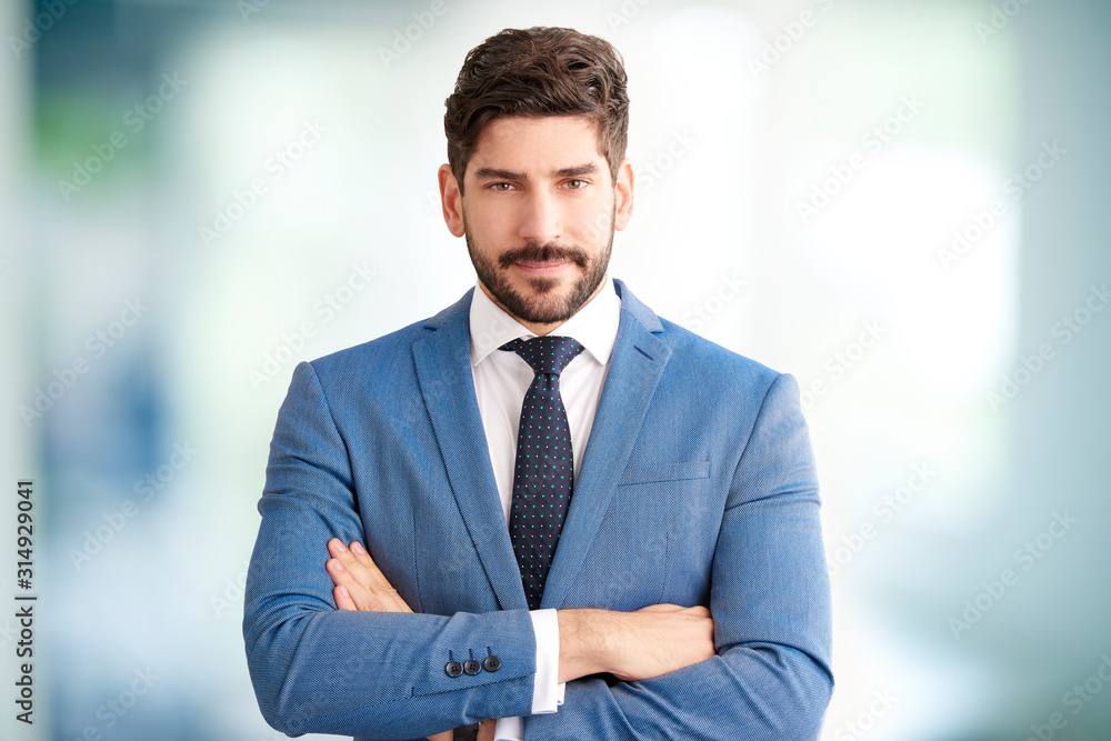 Professional young man portrait