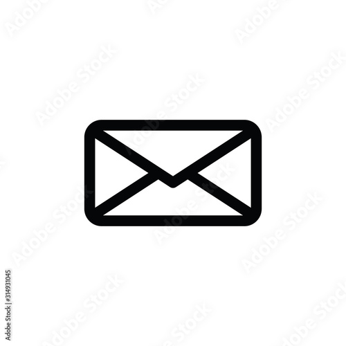 mail icon. The envelope. vector open email icon