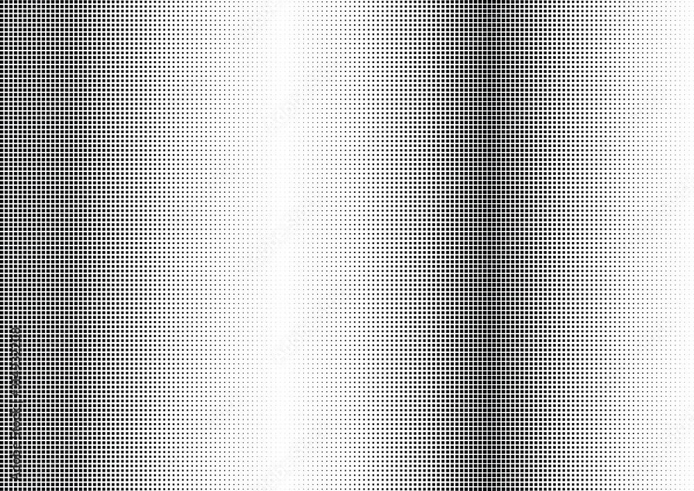 Abstract halftone dotted background. Monochrome pattern with square.  Vector modern futuristic texture for posters, sites, cover, business cards, postcards, interior design, labels and stickers.