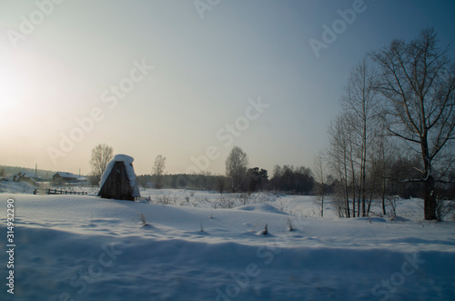 Winter in the Siberian village © Виктория Большагина