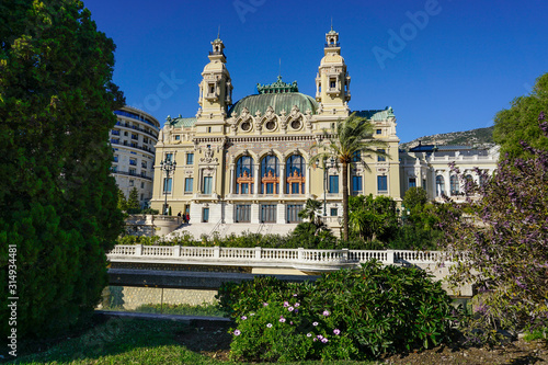 A different look at the Casino in Monte Carlo, Principality Monaco.