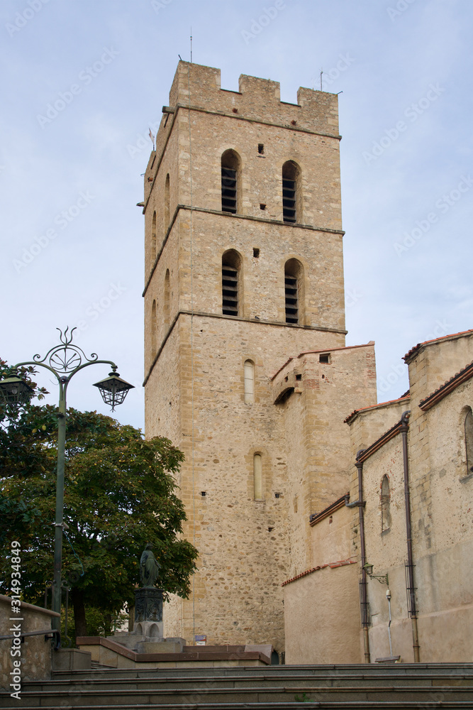 Steeple of a medieval church