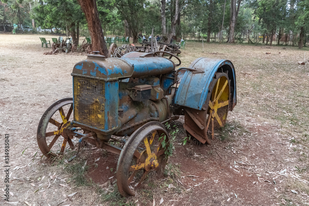 Antique Tractor at Karen Blixen's 