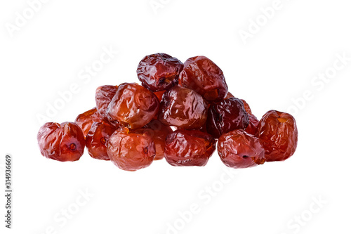 Date fruit isolated on white background