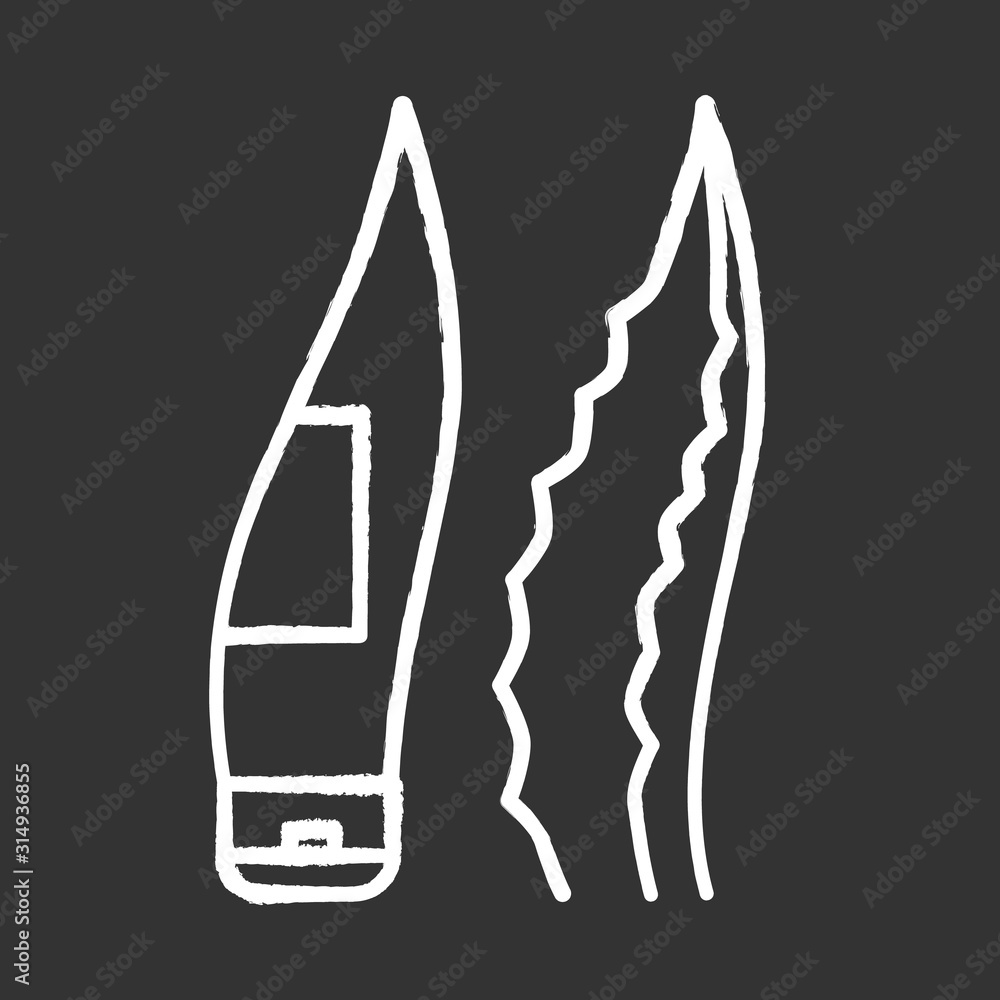 Gel package chalk white icon on black background. Organic lotion. Leaf shaped tube for natural cream. Cosmetic product with medicinal herbs. Aloe vera sprout. Isolated vector chalkboard illustration Gel package chalk white icon on black background. Organic lotion. Leaf shaped tube for natural cream. Cosmetic product with medicinal herbs. Aloe vera sprout. Isolated vector chalkboard illustration