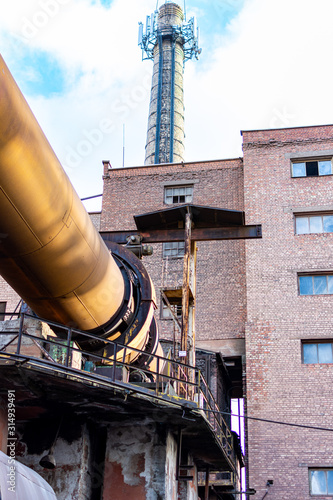 Abandoned Palemono Keramika factory in Kaunas, Lithuania photo