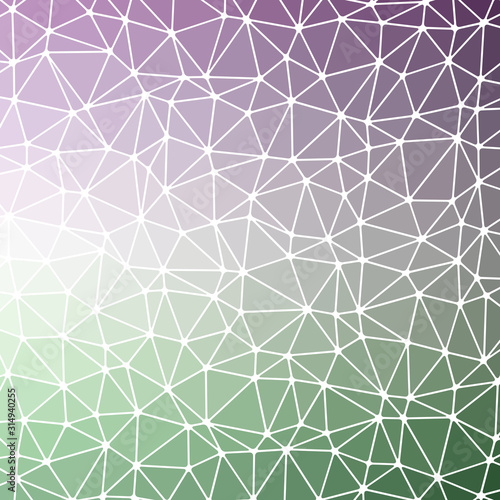 Abstract Low Polygon gradient Generative Art background illustration
