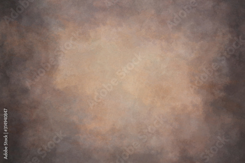 Abstract brown hand-painted vintage background