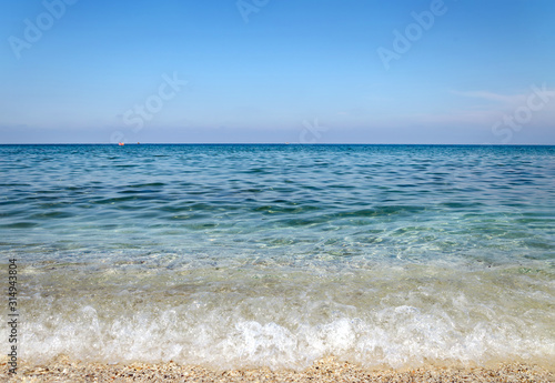sea view, beautiful summer landscape, Greece