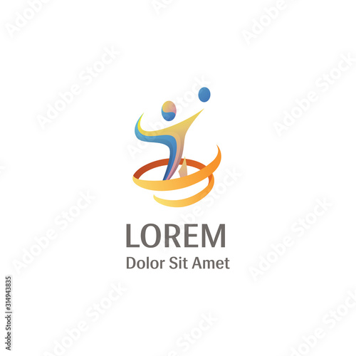 Charity Logo vector template eps for your company and industry purpose ready to use