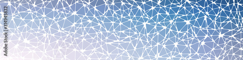 Abstract Low Polygon gradient Generative Art background illustration
