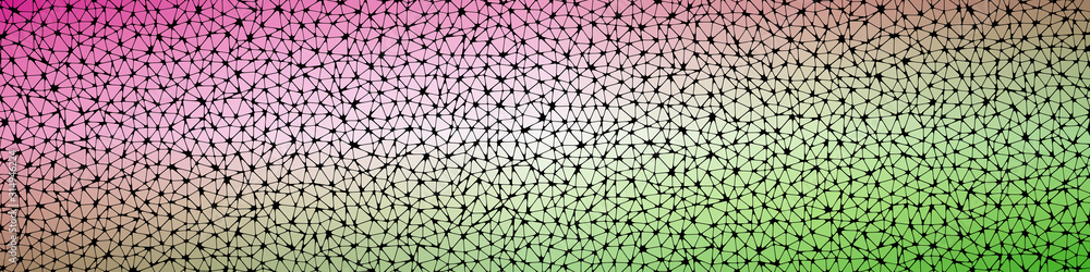Obraz premium Abstract Low Polygon gradient Generative Art background illustration