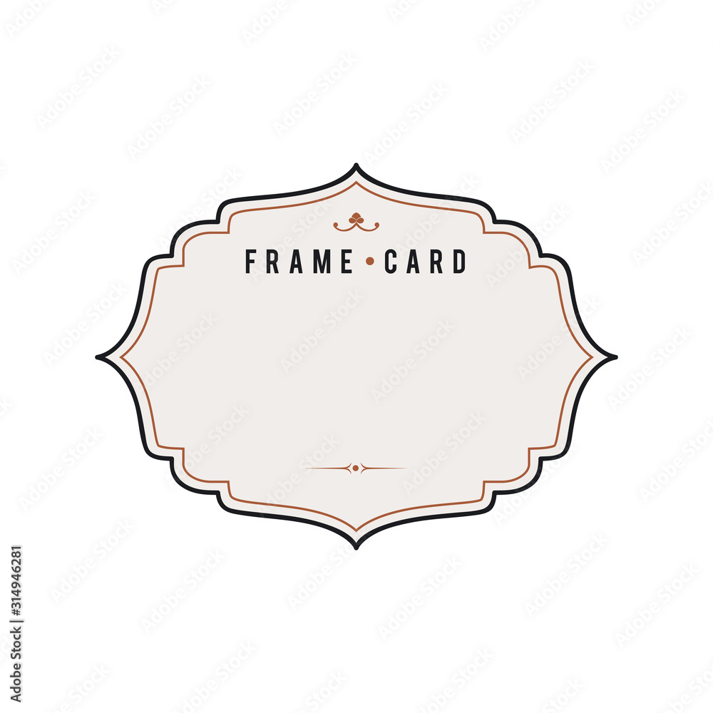 Border and classic seamless pattern. Template for greeting cards, invitations, menus, labels. Graphic design page. Border and classic seamless pattern. Template for greeting cards, invitations, menus, labels. Graphic design page.