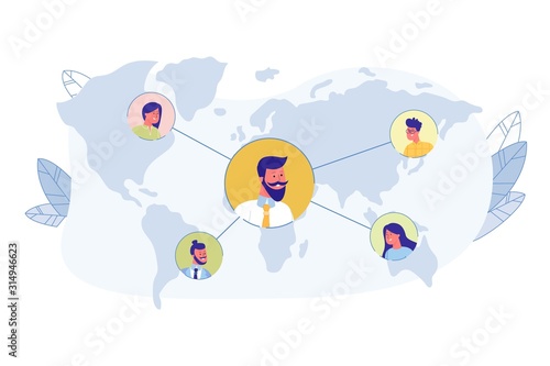 Worldwide Communication in Internet Vector Concept