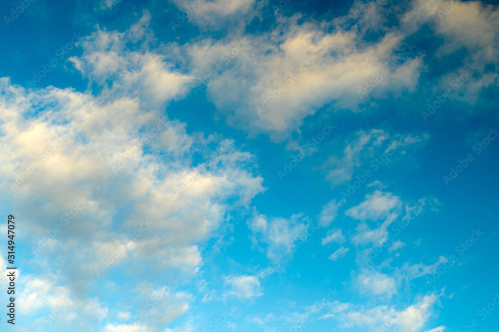 Obraz premium blue sky with clouds