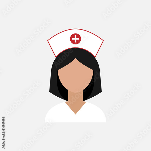 Nurse icon design vector
