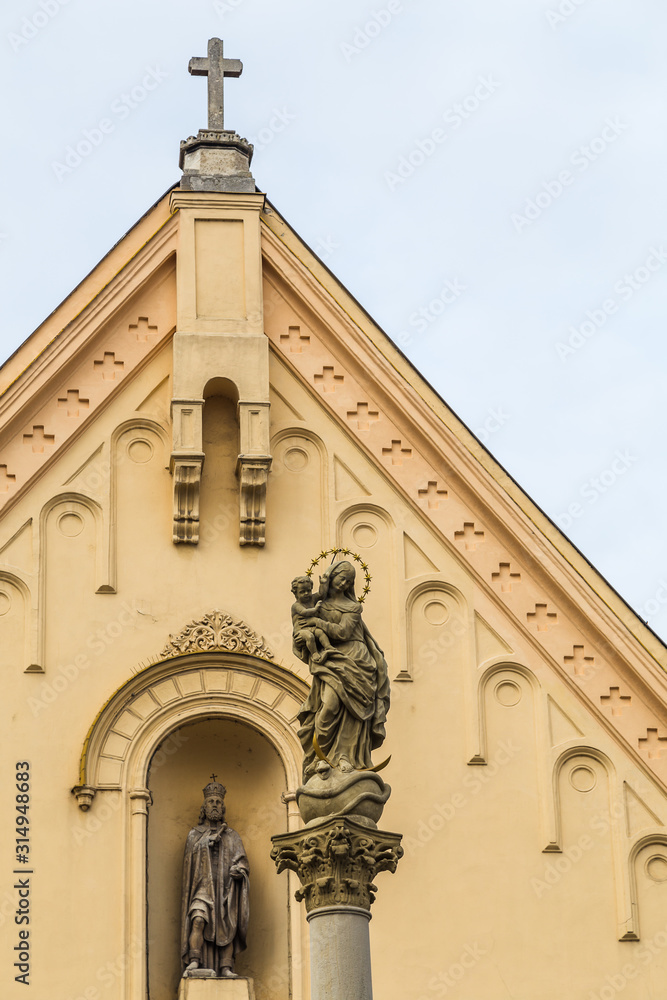 Fototapeta premium Roman Catholic Church in Piestan