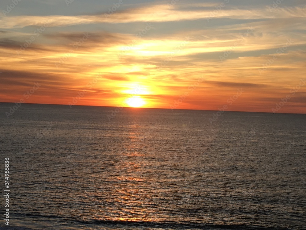 Fall season sun rise Fall season sun rise