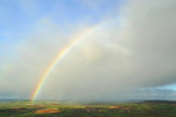 Rainbow over Axe Valley in East Devon